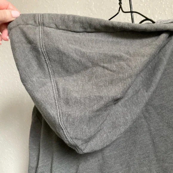 Great Condition! Gray Zip-Up Hoodie from Express. - Picture 10 of 10